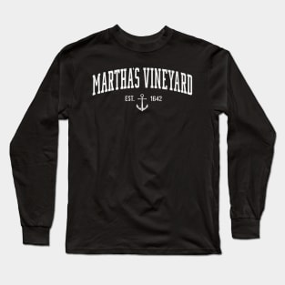 Martha'S Vineyard Massachusetts- Ma Long Sleeve T-Shirt